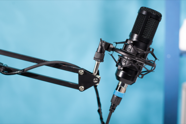 investing podcasts microphone